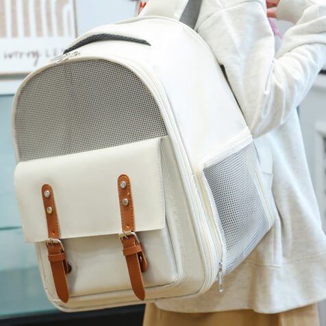 شنطة قطط بيج